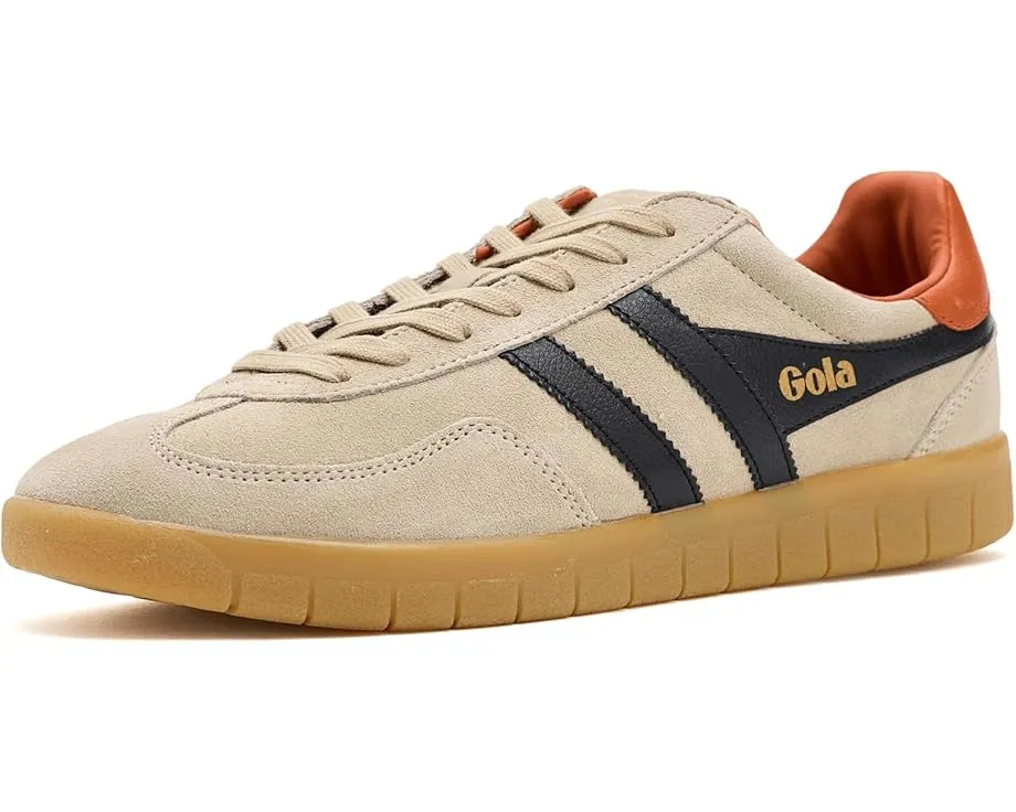 Кроссовки Gola Atlas из премиальной кожи с круглым носом