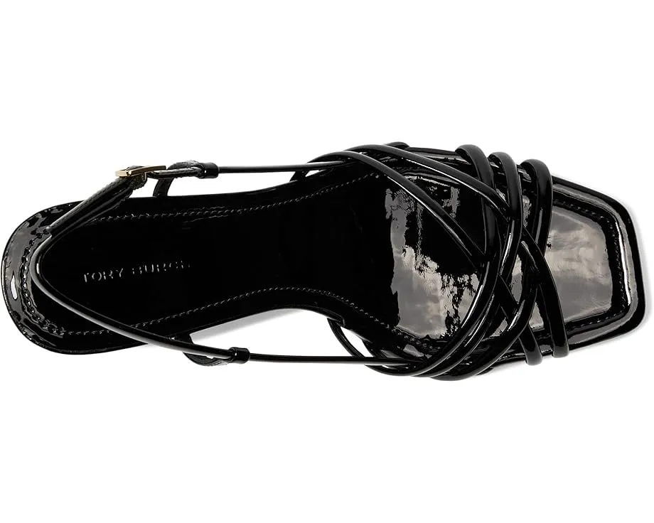 Босоножки Tory Burch Multi Strap Wedge Sandals 75mm на платформе с ремешками