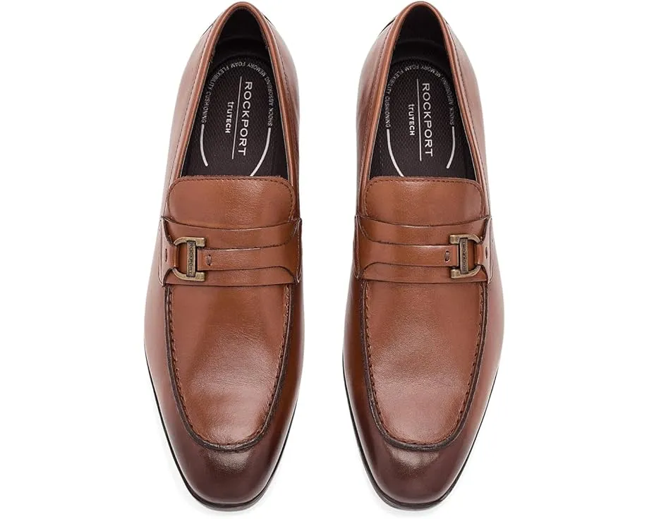 Лоферы Rockport Carlo из черной кожи с металлической деталью