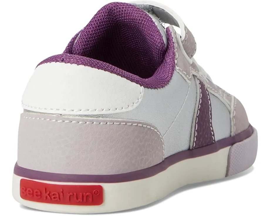 Детские кроссовки Connor с кожаным верхом и резиновым мыском от See Kai Run