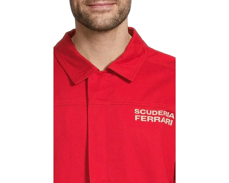 Куртка Scuderia Ferrari Lifestyle с карманами и отложным воротником