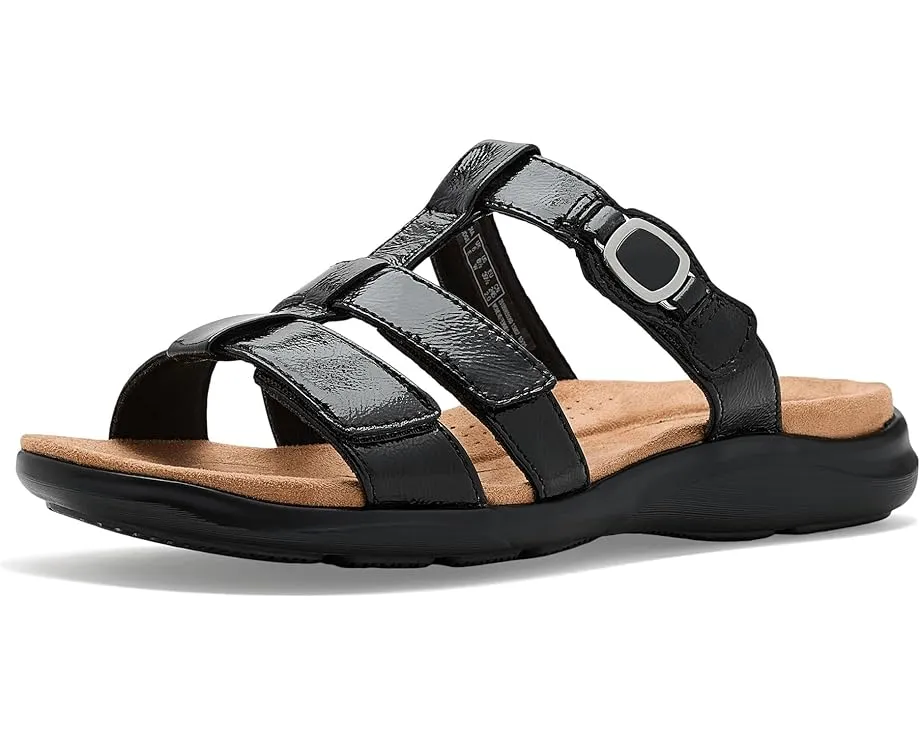 Сандалии Clarks Kitly Pearl с ремешками на липучке и текстильной подкладкой