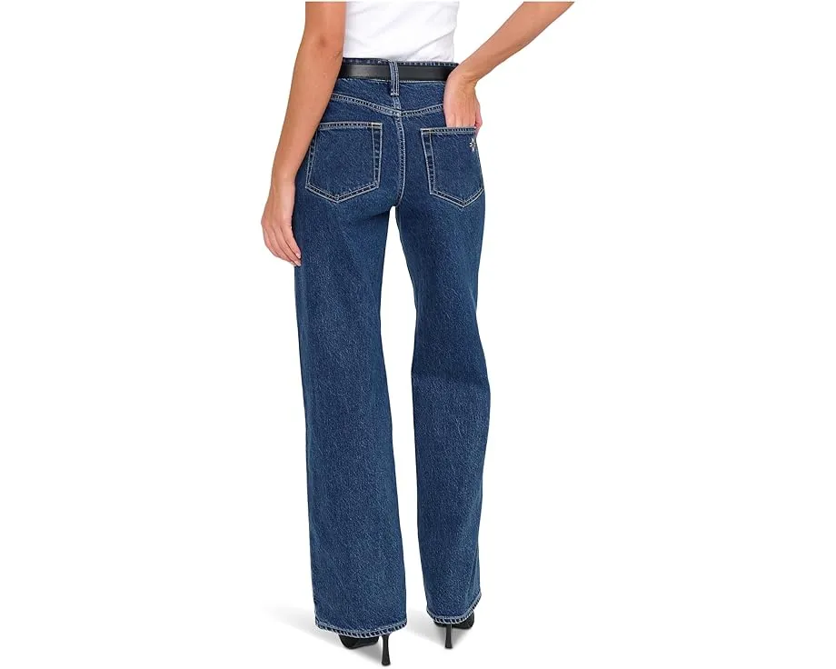 Джинсы Midland Wideleg с высокой посадкой и расклешенным силуэтом от Show Me Your Mumu