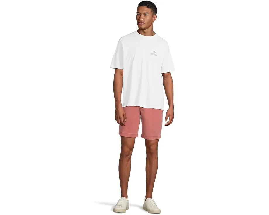 Хлопковая футболка Tommy Bahama Seven Day Pourcast с принтом и ребристым воротником