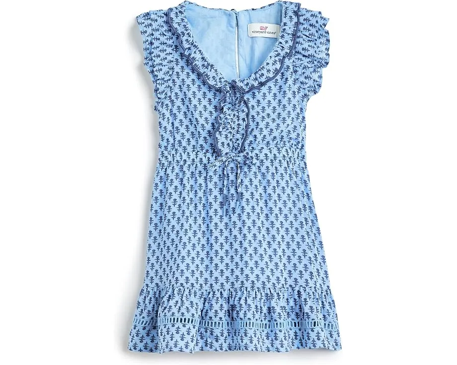 Платье Thalia с рюшами от Vineyard Vines для детей
