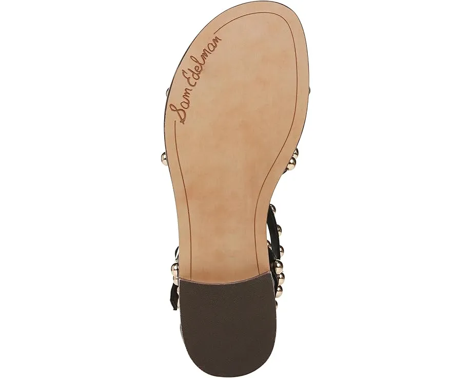 Плоские сандалии Sam Edelman Estella с заклепками и ремешком на щиколотке
