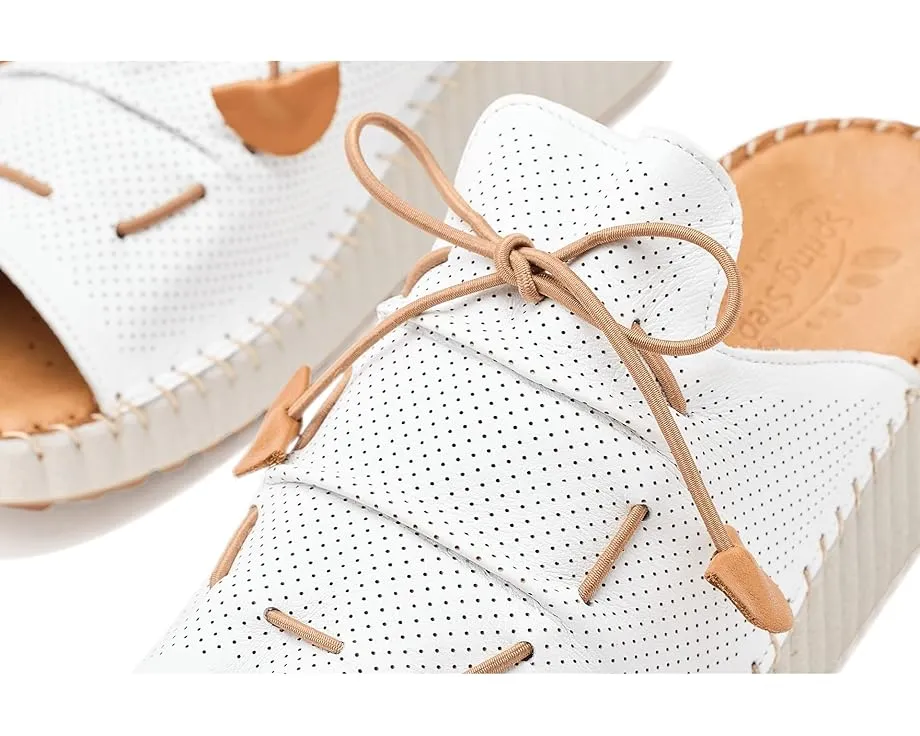 Сандалии Spring Step Nevelle на клине с эластичными шнурками