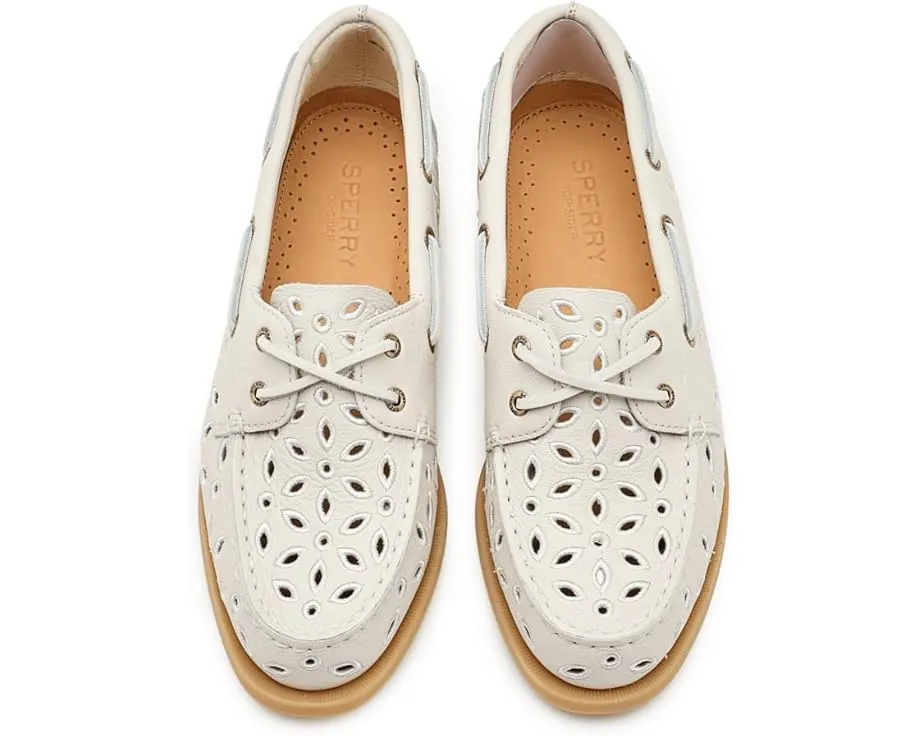 Ботинки Sperry A/O Embossed Perf с перфорацией и мокасиновой строчкой
