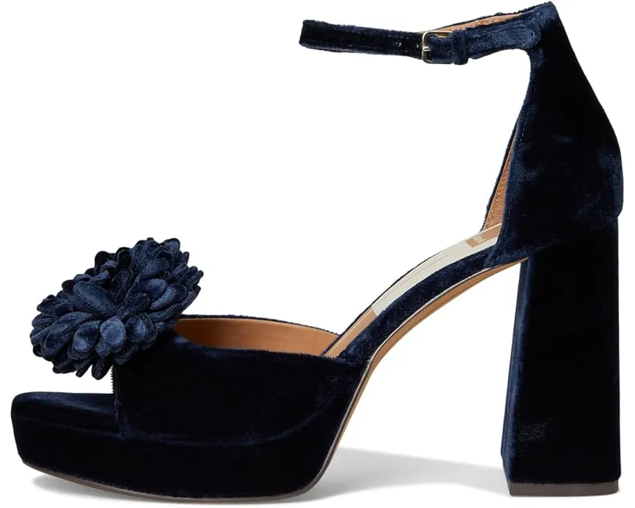 Босоножки Perel на платформе от Dolce Vita с велюровым верхом и помпоном