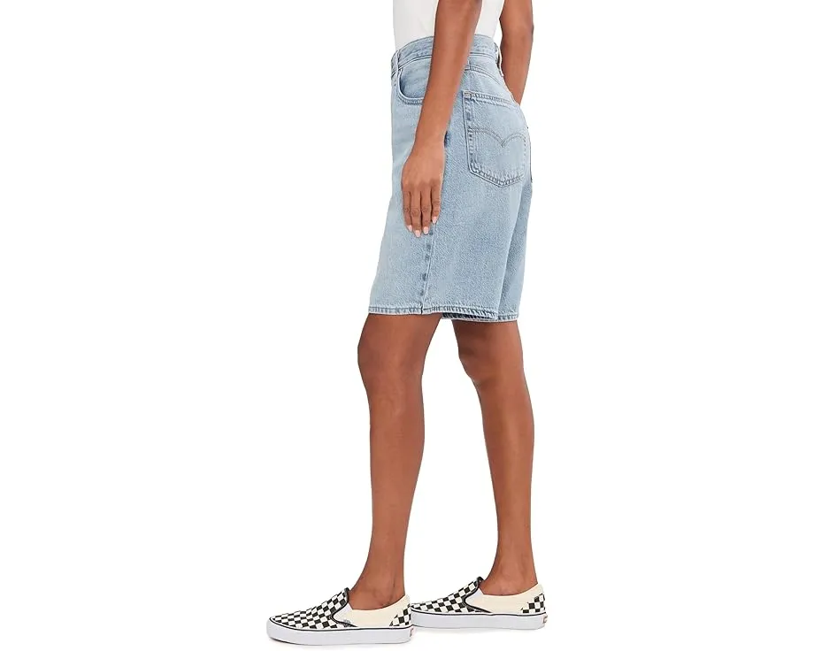 Шорты Levi's Premium Baggy Dad Jort из денима с прямым кроем