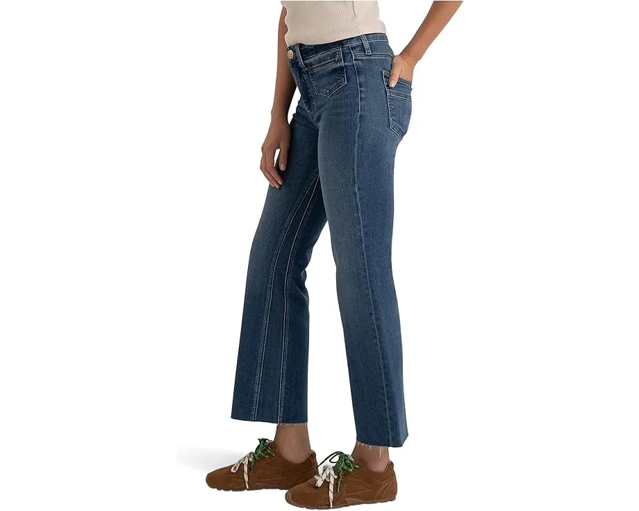 Брюки KUT from the Kloth Petite Kelsey с высокой посадкой и расклешенными штанинами