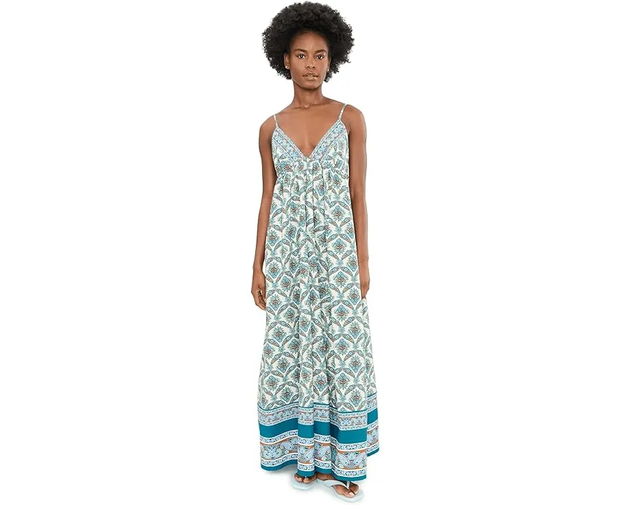 Платье Free People Sorrento Stroll Printed A-силуэта с принтом