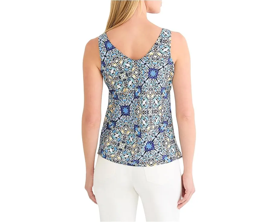Топ Filagree Tile Tank из переработанного полиэстера с запатентованным принтом NIC+ZOE