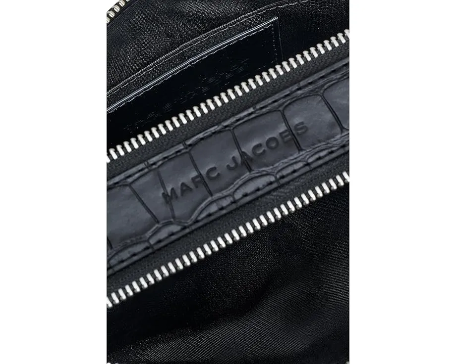 Сумка-кроссбоди Marc Jacobs The Croc-Embossed Chain Snapshot с цепным ремнем