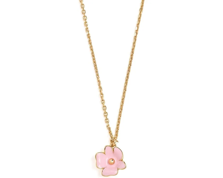 Подвеска Kate Spade New York Golden Bloom Flower из металла и перламутра