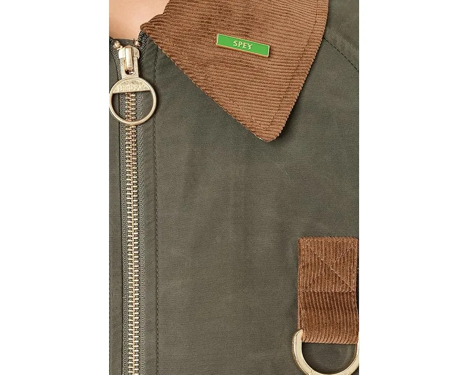 Куртка Barbour Icons Spey с защитой от дождя и воротником со шнуром