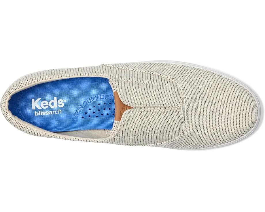 Keds Champion слипоны с круглым носком и лаконичным дизайном