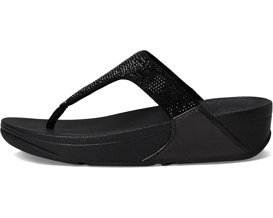 Сандалии FitFlop Lulu с кристаллами и анатомической стелькой MicroWOBBLEBOARD