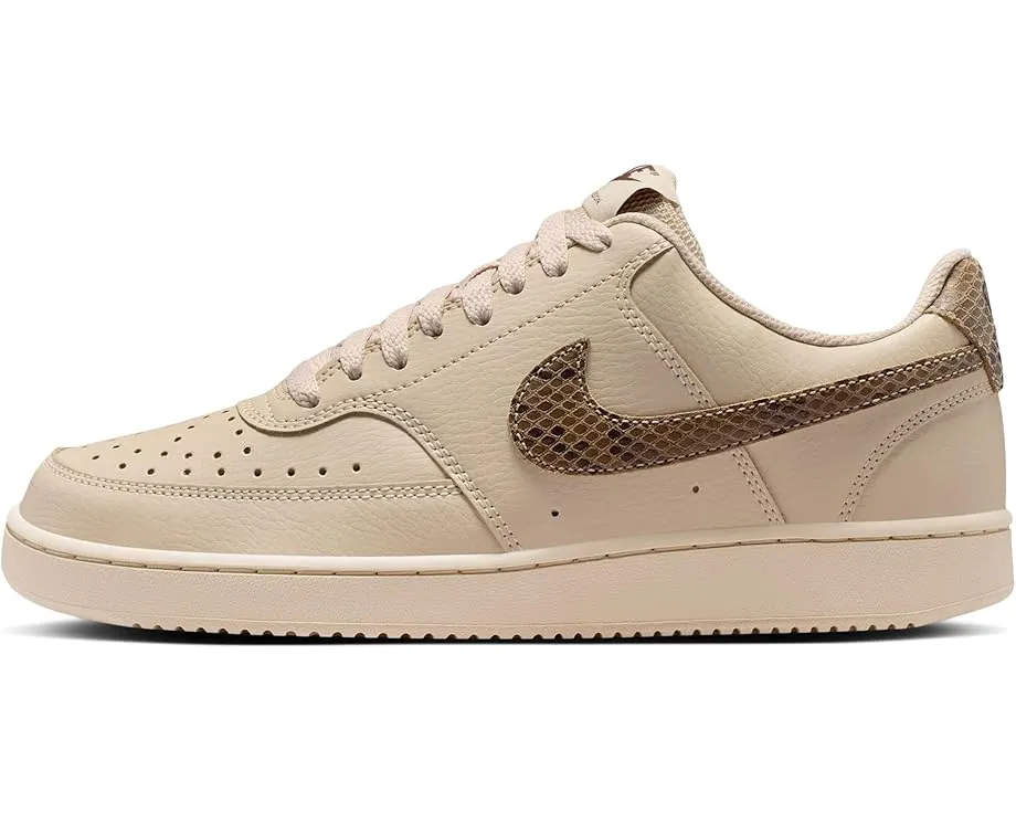 Кроссовки Nike Court Vision Low из искусственной кожи с перфорацией