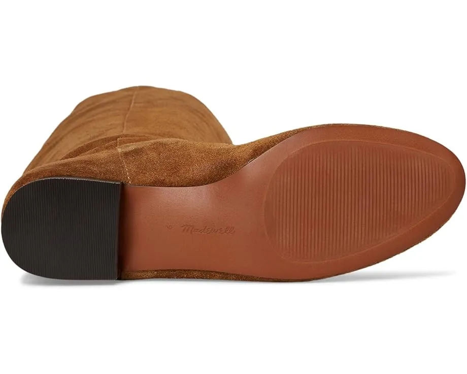 Высокие сапоги Madewell Taylor из замши с круглым носком