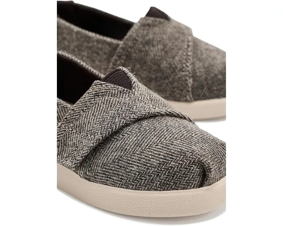 Детские туфли TOMS Alpargata темно коричневые