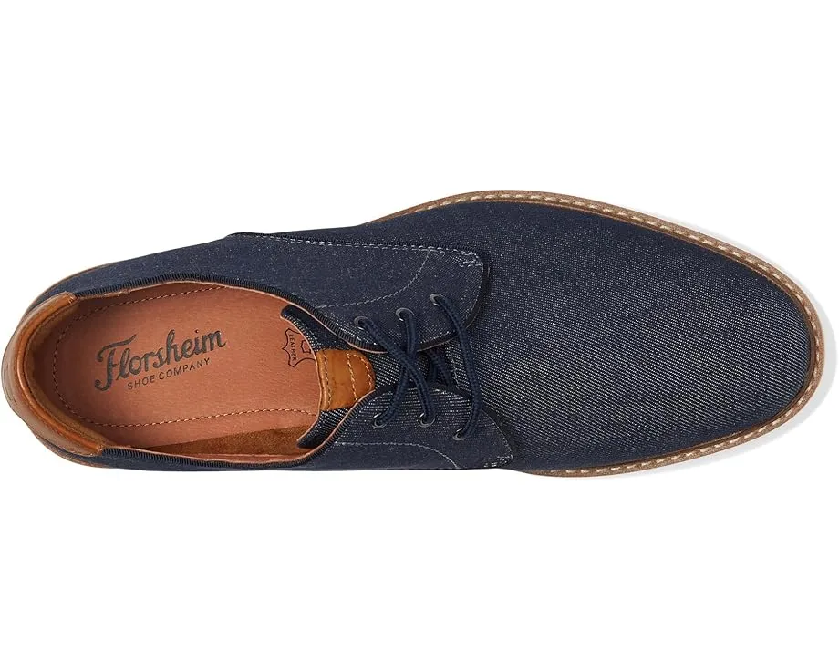 Оксфорды Florsheim Highland Canvas Plain Toe из холста с кожаными вставками