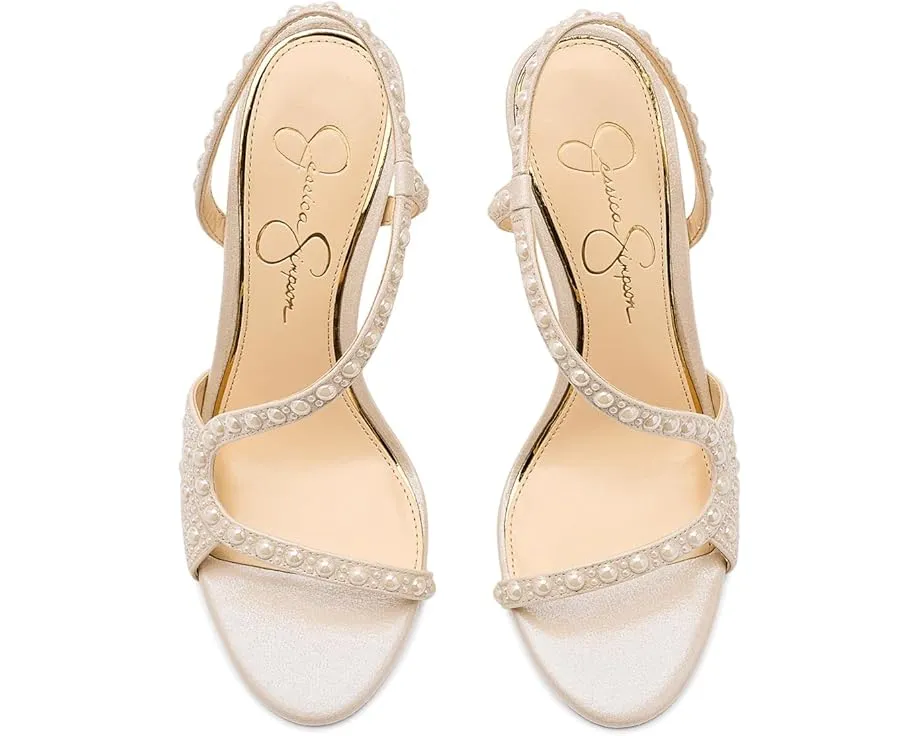 Босоножки Jessica Simpson Jaycin на шпильке с кристаллами и асимметричным ремешком