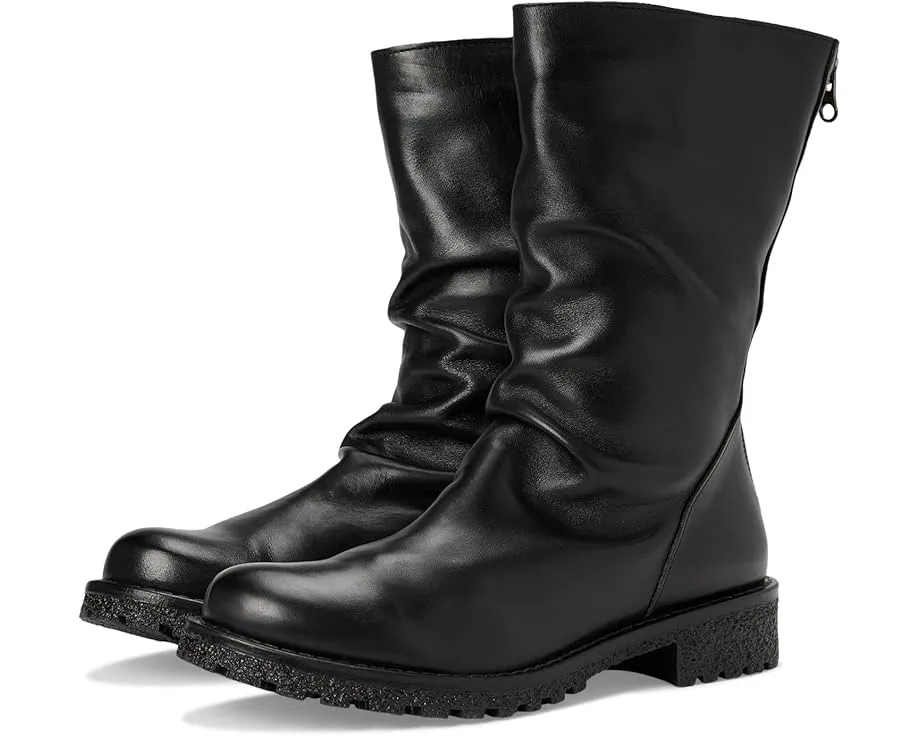 Ботинки Eric Michael Braga из мягкой кожи с круглым носком и молнией сзади