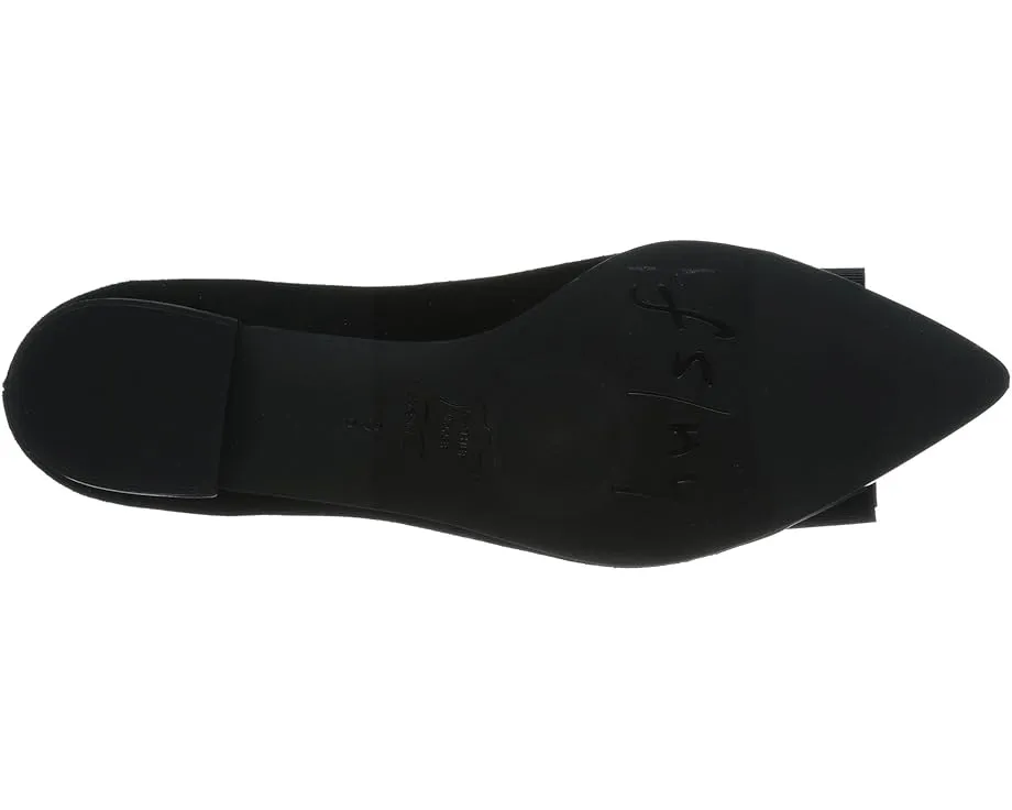 Балетки French Sole Onstage с бантом и лакированным мыском