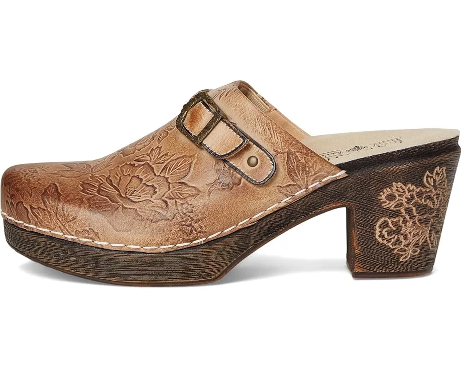 Клоги L'Artiste by Spring Step Calliroe с ручной росписью и регулируемой пряжкой