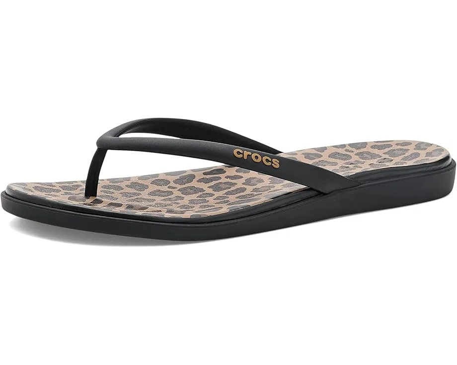 Crocs шлепанцы Miami на танкетке с минималистичными ремешками