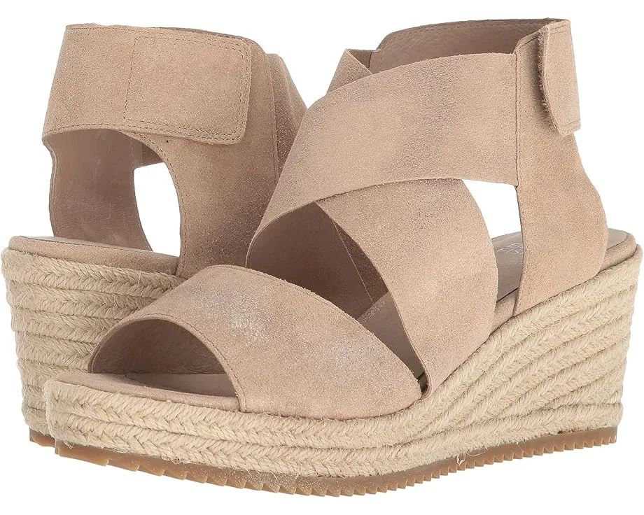 Босоножки Eileen Fisher Willow 3 на танкетке с ремешком на липучке