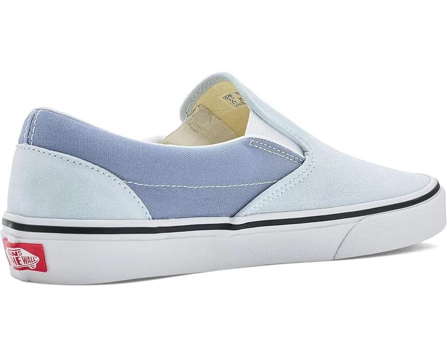 Кеды Vans Classic Slip-On Checkerboard на низком профиле с эластичными вставками