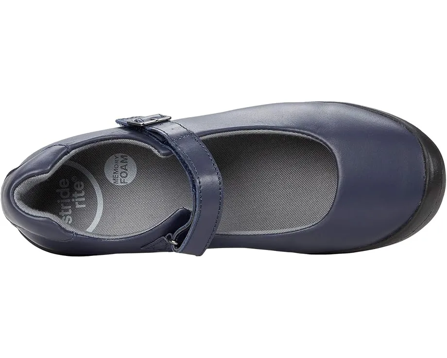 Stride Rite SR Ainsley детские туфли балетки из гладкой кожи с декоративной пряжкой