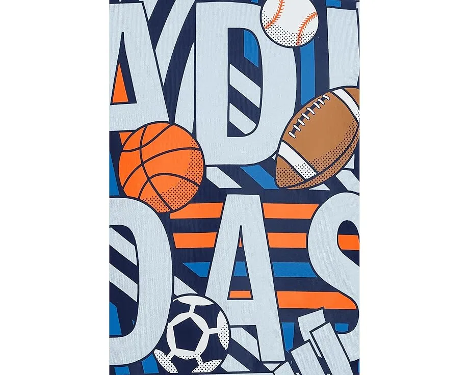 Детский комплект adidas Kids Essential Cotton с футболкой и шортами в спортивном принте