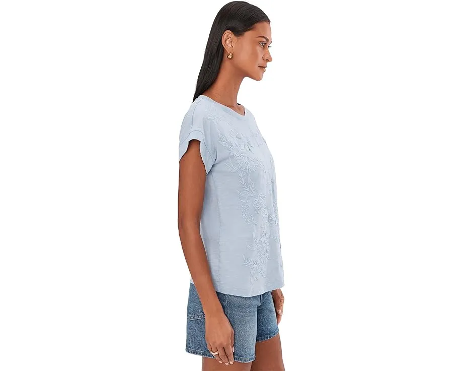 Футболка Cassidy с тональной вышивкой от Karyn Seo