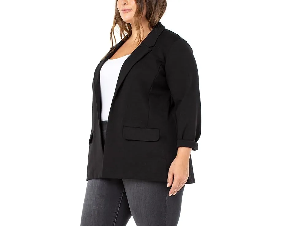 Блейзер Liverpool Los Angeles Plus Size Boyfriend с рельефными вытачками