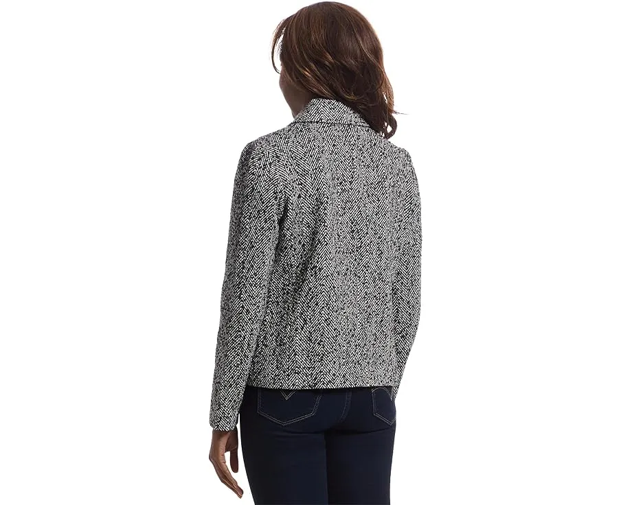 Жакет Elliott Lauren в елочку на пуговицах с карманами с клапанами