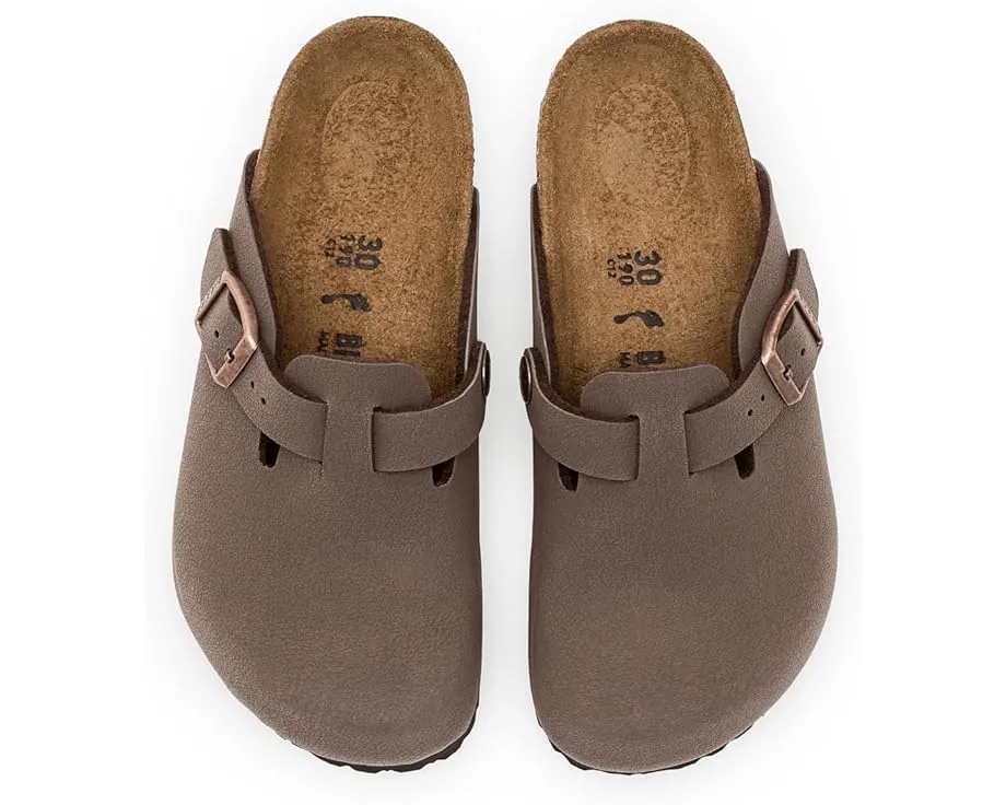 Детские сабо Birkenstock Boston из искусственной кожи с контурной стелькой