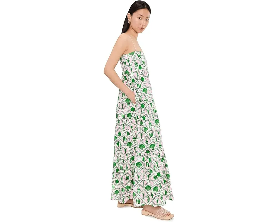 Show Me Your Mumu Длинное платье макси Long Weekend из хлопка с принтом