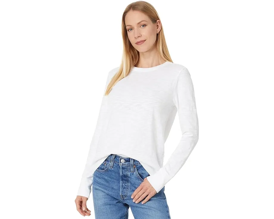 Длинная футболка Lilla P с резинкой на манжетах и воротнике