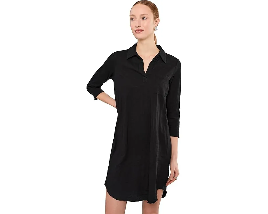 Платье Mod-o-doc с рукавом три четверти и отложным воротником