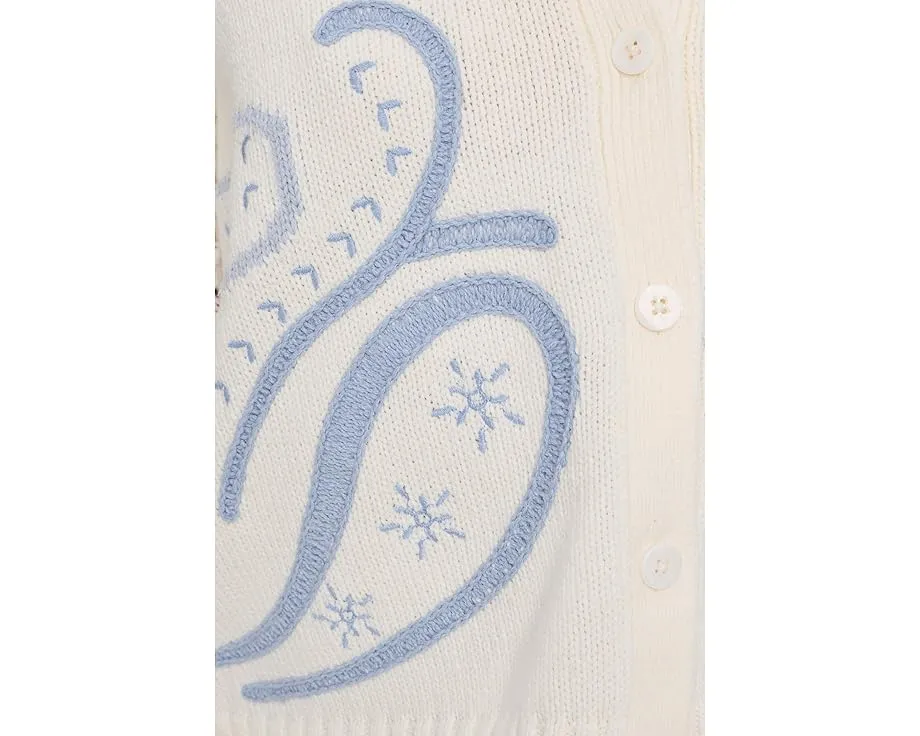 Splendid укороченный жаккардовый кардиган Gracie Jaquard с вышивкой