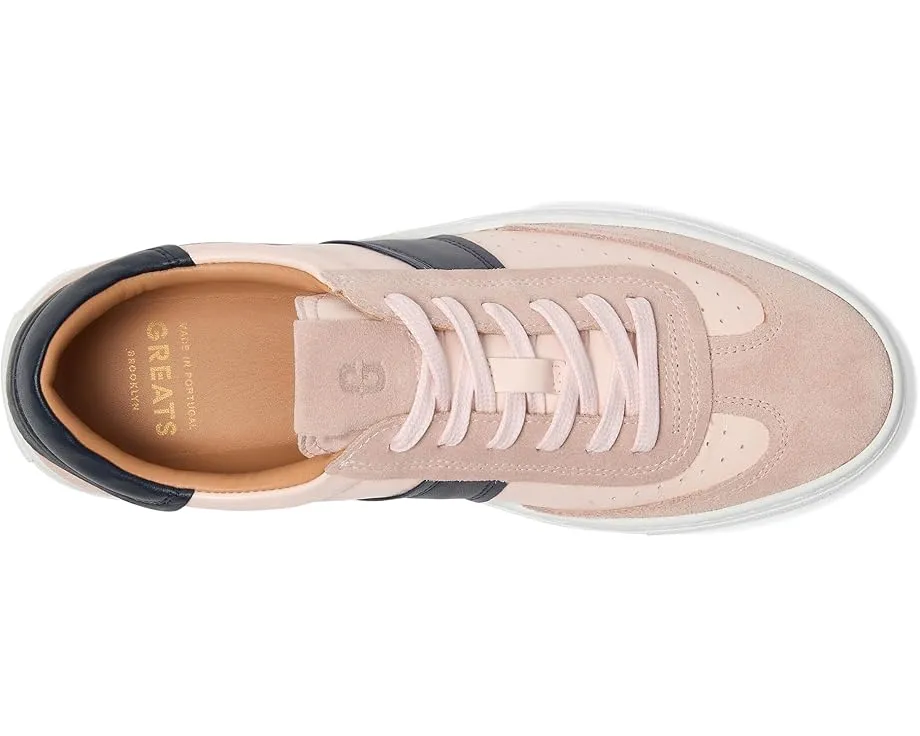 Кроссовки GREATS Charlie из итальянской кожи и замши с резиновой подошвой