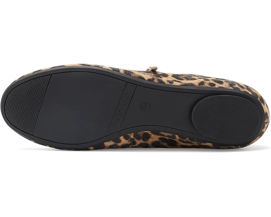 Балетки Classik с ремешком и квадратным каблуком из кожи Nine West