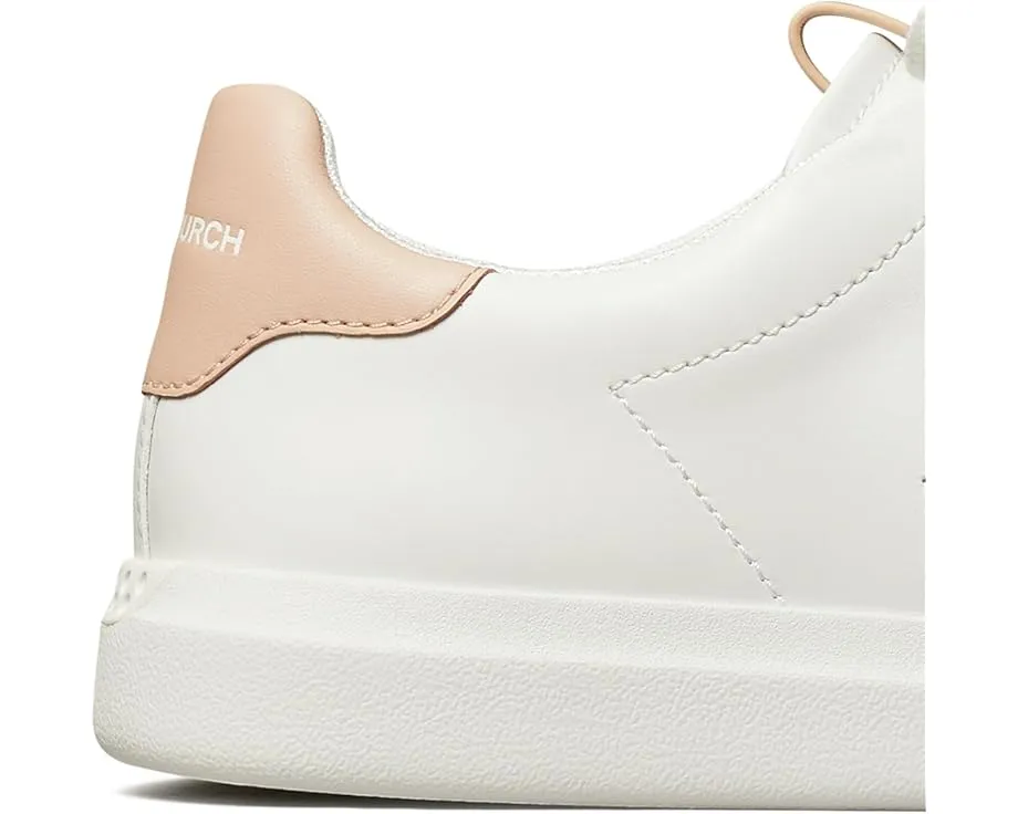 Кроссовки Tory Burch Double T Howell Court из кожи и полиуретана с круглым носком