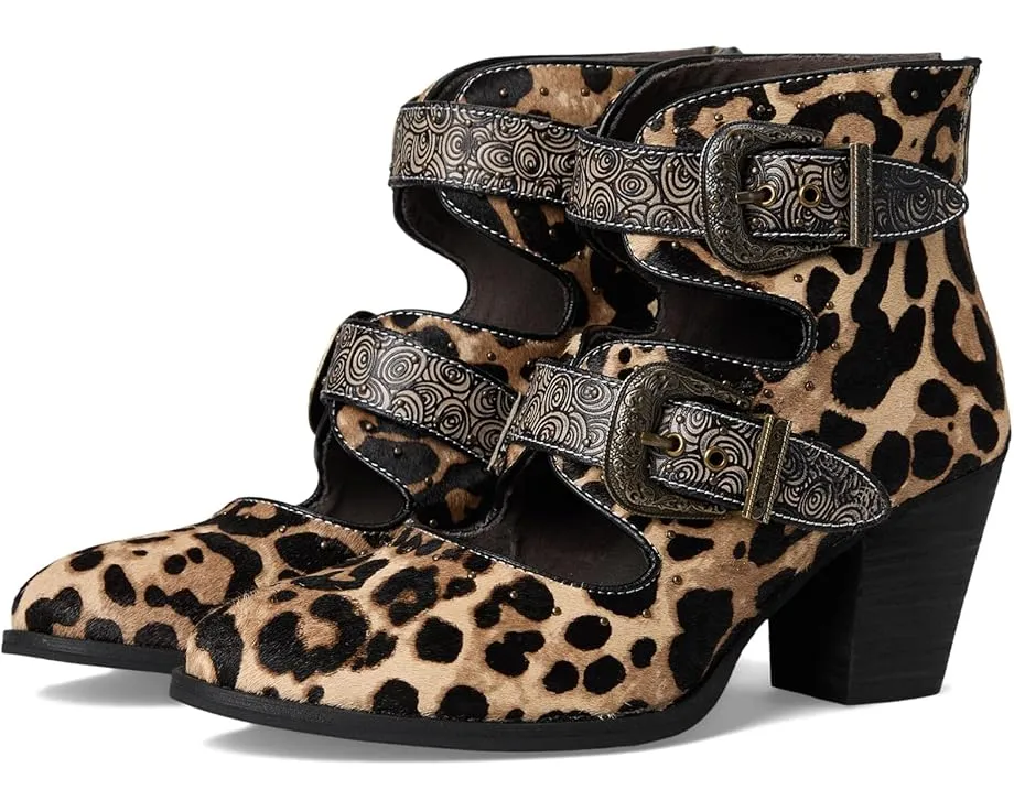 Ботинки L'Artiste by Spring Step Notched-leo с леопардовым принтом и металлическими пряжками