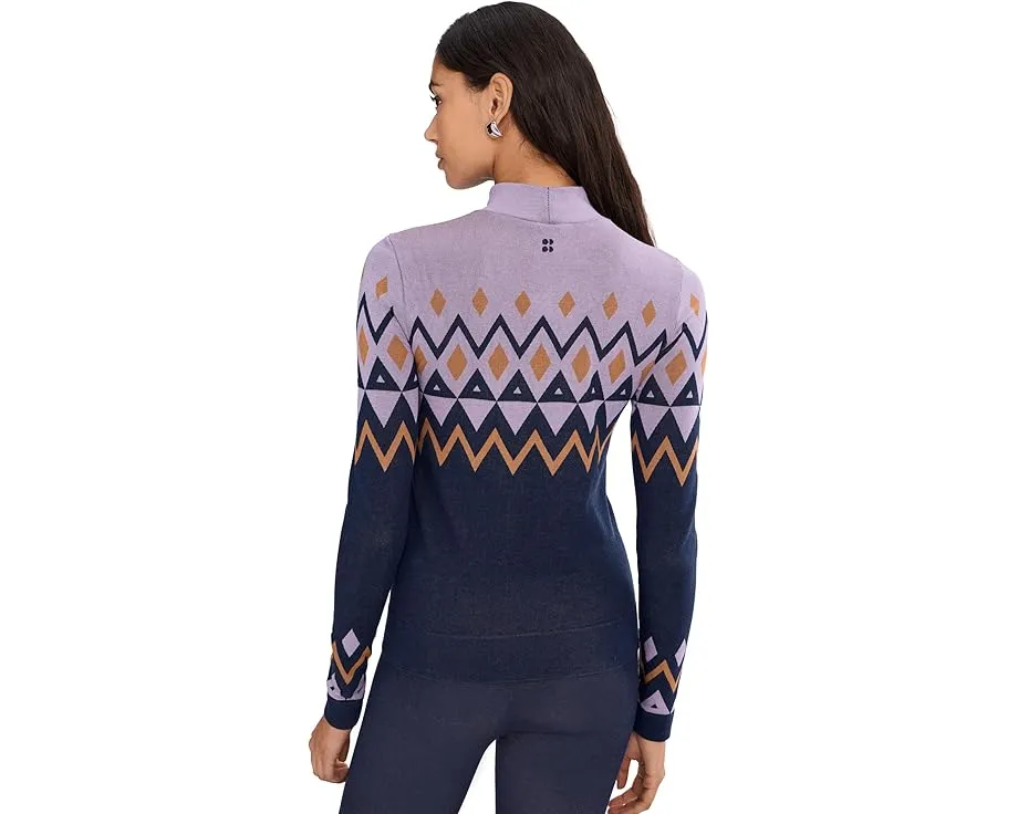 Термобелье Modal High Neck Jacquard от Sweaty Betty с высоким воротником