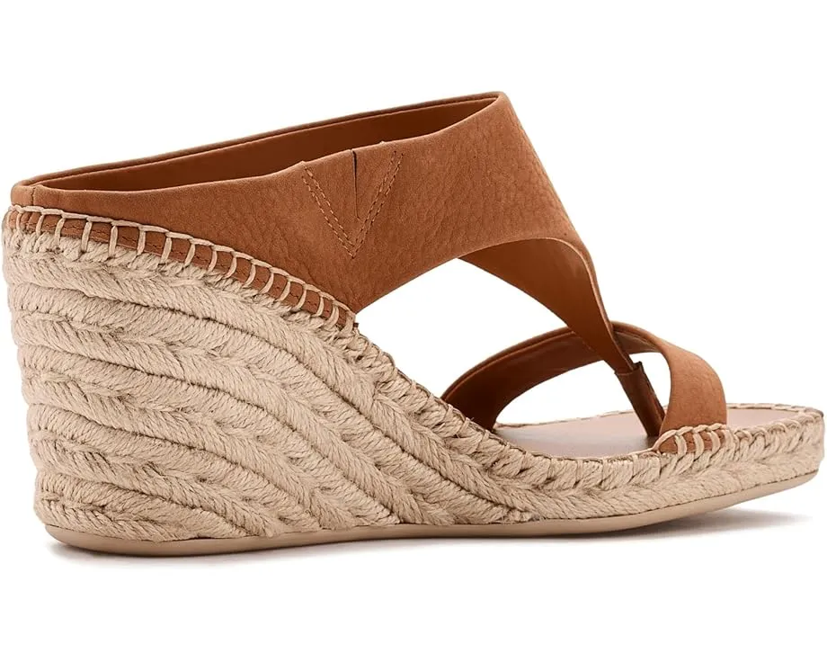 Сандалии Farren Espadrille с клиновидным каблуком и кожаным верхом от Franco Sarto