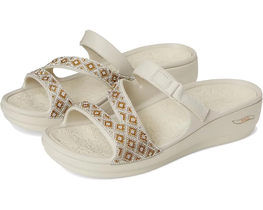 Сандалии Skechers Foamies Arch Fit Ascend с поддержкой свода стопы и каблуком